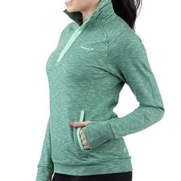 Avalanche Ladies' Snap Neck Pullover w/ THUMBHOLES - Picture 2 of 3